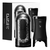 TENGA FLIP 0 勁炫黑 旋轉震動自慰器TFZ-103R