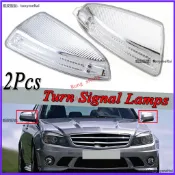 Benz賓士C級方向燈 07-11款 W204 W164 C250 C300 C350 C63倒車鏡燈 轉向燈 後視鏡燈