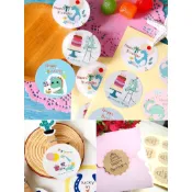 糖糖烘焙 生日快樂貼紙 Happy Birthday 封口貼 禮品貼 餅乾 糖果袋 裝飾貼紙 禮物貼 卡片貼紙 生日貼紙