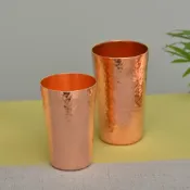 全球選品1館 生活百貨 純紫銅加厚咖啡接粉手工杯冷水杯啤酒杯銅質廚房餐飲用具