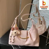 波波折扣社 【褶皺小眾設計】托特包 腋下包 餃子包 單肩包 女包 通勤包 大容量 褶皺紋理 休閒百搭 2026新款 通勤逛街必備