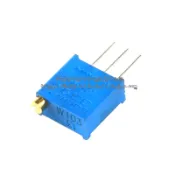 庫存不用等-【no】-3296W-101 100R 歐 頂調 多圈精密可調電阻/玻璃釉電位器(5只) W2-1 [29現