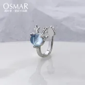 絢彩家【OSMAR】藍色麋鹿耳骨夾(單支)