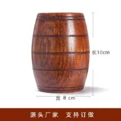 雅集嚴選 何適家居木杯子酒杯水杯酸棗木大肚杯 實木茶杯桶聞香杯