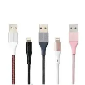 (店+)【doocoo】Apple Lightning MFi 鋁合金編織充電傳輸線-120CM