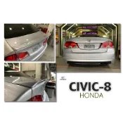 小傑車燈精品-全新 HONDA 喜美8代 CIVIC8 八代 K12 UH 原廠型 平貼 鴨尾 尾翼 含烤漆