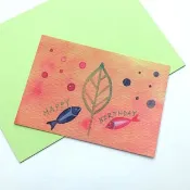 明信片 生日快樂