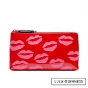 ☆現貨☆英國倫敦設計師品牌LULU GUINNESS lip 紅唇手拿包 化妝包