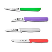 (店+)【Atlantic chef 六協】六協實用小刀彩色柄系列 實用小刀彩色柄系列 刻花刀 雕刻刀 削皮刀 鋸齒削皮刀 實用小刀 水果刀 彩色柄小刀 刀