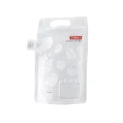 【Imakara】手提可立式五穀雜糧密封袋-附出料嘴-500ml-15入(廚房防塵袋/大米收納袋/分裝袋)