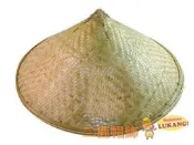 《二鹿帽飾》☆手工竹編-日本斗笠(42cm) 防水型/耐用型特大斗笠☆拍廣告用