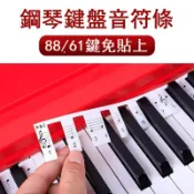 滿天星百貨 鋼琴鍵盤貼紙88鍵電子琴音符貼音標貼61鍵數字琴鍵五線譜簡譜標貼