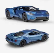 阿莎力 Welly 威利 福特 GT FORD GT  正版授權 1：36 1/36   合金車 模型車 迴力車C03