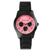 大高雄鐘錶城 RELAX TIME 三眼腕錶 蜜桃粉時尚腕錶 R0800-16-22 38mm｜樂天領券現折★全館特惠中★指定刷卡回饋10%