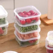 【闆娘推薦】食用級冰箱保鮮收納盒蔬菜冷凍分裝盒帶蓋肉類食物水果置物盒甜品pwln
