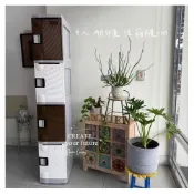 (店+)櫃子小舖 4人ABS櫃-M 把手置物櫃/員工置物櫃/收納櫃/儲物櫃/學生櫃/衣物櫃/辦公置物櫃(感應電子鎖置物櫃)