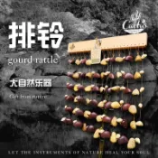 熱銷果殼天然排鈴植物果實搖鈴串鈴音束療愈瑜伽風鈴靜心樂器音束伴奏