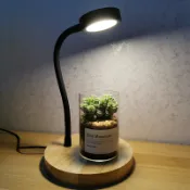 成名在望 USB植物燈 LED植物燈 補光燈 usb室內書桌台面植物生長燈宿舍微景觀水草苔蘚生態缸補光燈台燈『ZW7096』
