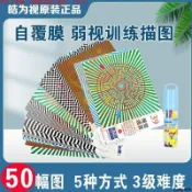 🔥新店限時優惠🔥兒童弱視訓練描圖冊 遠視 散光 視力矯正 玩具 精細目力 描畫描圖 描紅本