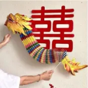 新年節氣玩具 婚禮熱鬧道具 元旦禮品傳統民俗文化 小手兒童舞龍舞獅 懷舊手工藝品 廟會活動 結婚吉祥獻瑞 中國龍