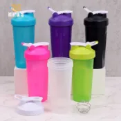 （客製化）【水杯】600ml運動搖搖杯 健身杯 奶昔杯 蛋白粉搖杯 攪拌杯 印刷logo 熊熊訂製