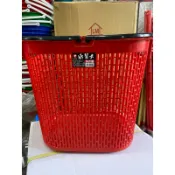 八德國際家庭五金 添成塑膠 好幫手洗衣籃 大 黑皮洗衣籃 收納籃 置物籃 衣物清潔 購物籃 台灣製造