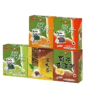 【天仁茗茶】袋茶茶包40入x5盒組(高山烏龍茶原片/鮮綠茶原片/阿薩姆紅茶原片/黃金玄米茶/菊花普洱茶)