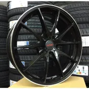 【質感輪業】全新鋁圈 18吋 黑底車邊 5/100 5/108 5/112 5/114.3 類 G25