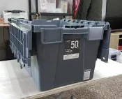 ＊含稅開發票＊『台灣製 聯府BL50物流箱3號50L』交叉掀蓋式收納箱 物流搬運箱 倉儲塑膠箱 超商專用箱 KEYWAY