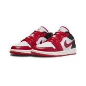 【NIKE 耐吉】籃球鞋 運動鞋 WMNS AIR JORDAN 1 LOW 女鞋 紅白黑(DC0774160)