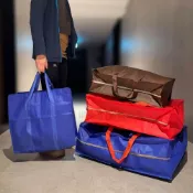 (店+)搬家袋 收納袋 不織布手提袋 防水袋 打包袋 行李袋 棉被收納袋 購物袋 洗衣袋 超大收納袋