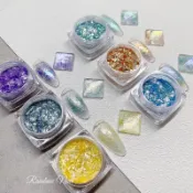 Rainbow Nail 高光歐泊粉 云錦粉 亮片 美甲歐泊粉