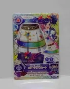 偶像學園 偶像活動 第六彈 06-CP09 炫彩STAR摺擺裙 台卡 150元