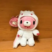 🍯蜜罐社🍯日系中古 Gloomy Bear暴力熊粉白變裝毛絨掛件 軟萌玩偶書包痛包吊飾鑰匙扣 少女個性風穿搭收藏生日禮物
