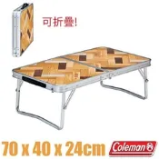 【Coleman】折疊式 自然拼圖迷你桌.露營野餐桌.折疊桌.鋁桌.折合桌.桌子/CM-25812