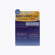 【札幌藥妝】I-ne YOLU Skin Overnight Gel Cream Clear 夜間肌膚清爽修護凝霜 毛孔 亮膚 油水平衡 佛手柑&白茶香 45g