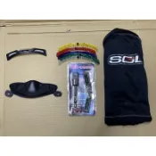 👍SOL配件大特賣五色燈殼（27S，68S專用)，護鼻罩，第三煞車燈，安全帽帽袋，耳罩，頭頂內襯