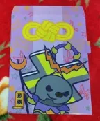 全新♡♥~Ca14-2~7-11【OPEN七福神御守】文件袋/資料夾/文件夾《LOCK小醬★必勝御守》~♥♡~23g~