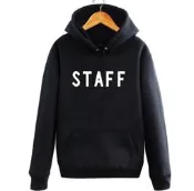 STAFF工作人員紀念款 JUSTIN BIEBER同款衛衣外套衣服男女秋冬款