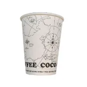 【Jolly Cup 發笑杯】8oz 發笑杯 240ml 防燙隔熱紙杯 50入(無塑化劑 耐高溫 耐酸鹼 可微波 咖啡杯 免洗杯)