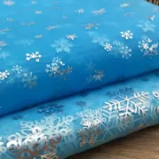【巧巧布莊】43122 雪花燙銀歐根紗/透明細膩有骨感～寬幅150cm