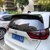【人氣爆款】尾翼原廠款21 22 23款改裝四代fit第4代新fitgr9免打孔