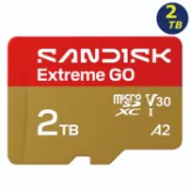 SanDisk 2TB 2T microSD extreme GO 240MB 4K SDSQXGN-2T00 記憶卡
