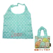 asdfkitty可愛家精品店 asdfkitty*日本san-x角落生物綠水玉可折疊收納手提袋/環保購物袋 超輕量-日本正版商品