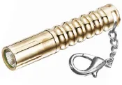 【瑞格華】Lumintop（雷明兔）Brass Worm(黃銅) AAA迷你鑰匙扣手電筒