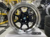 【超前輪業】經銷專賣 新款 ENKEI SJ49 15吋鋁圈 4孔100 深唇 海拉風 大凹 7J 8J 黑底車邊