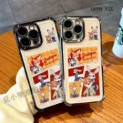 卡通動漫四角防摔手機殼 適用OPPO A6X A6S A5pro A3pro A5 A3X A38 A72 AX7 A9