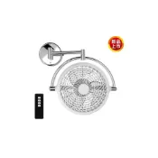 (店+)【ALASKA 阿拉斯加】VIVI 折疊循環扇 V8D 遙控8吋壁扇 附全電壓變壓器 遙控器 DC變頻摺疊扇 高雄永興照明