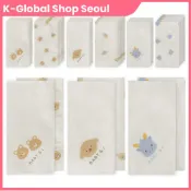 BABY&KIDS 韓國製造純棉嬰兒手帕 30P 套裝嬰兒紗布手帕新生嬰兒布