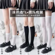 絨小腿襪壓力瘦腿襪天鵝女中筒春秋季棉襪潮jk襪子長筒襪